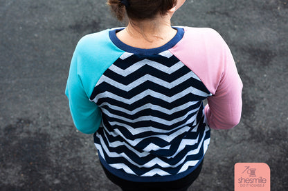 Pullover RiekeRaglan (Schnittmuster und Nähanleitung)