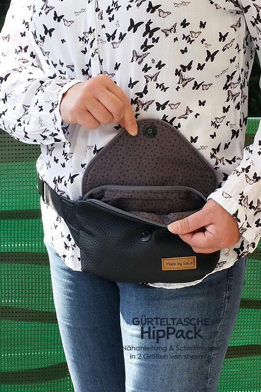 Gürteltasche HipPack (Schnittmuster und Nähanleitung)