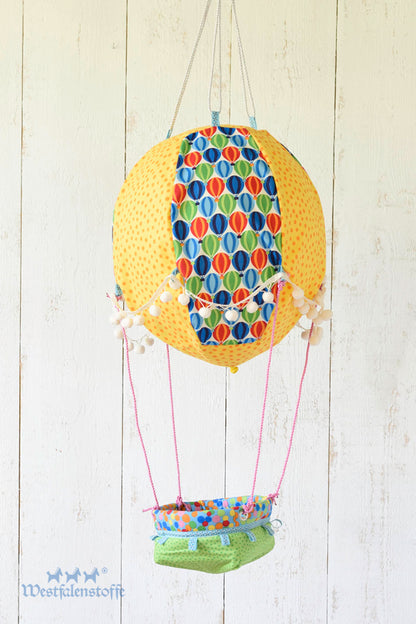 Adventskalender und Kinderzimmerdeko Adventsballon (Schnittmuster und Nähanleitung)