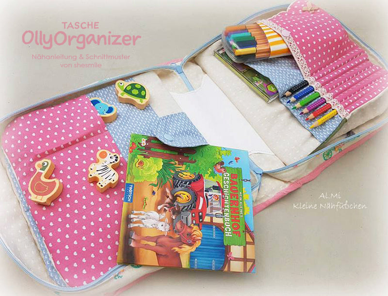 Aufbewahrungstasche Olly Organizer (Schnittmuster und Nähanleitung)