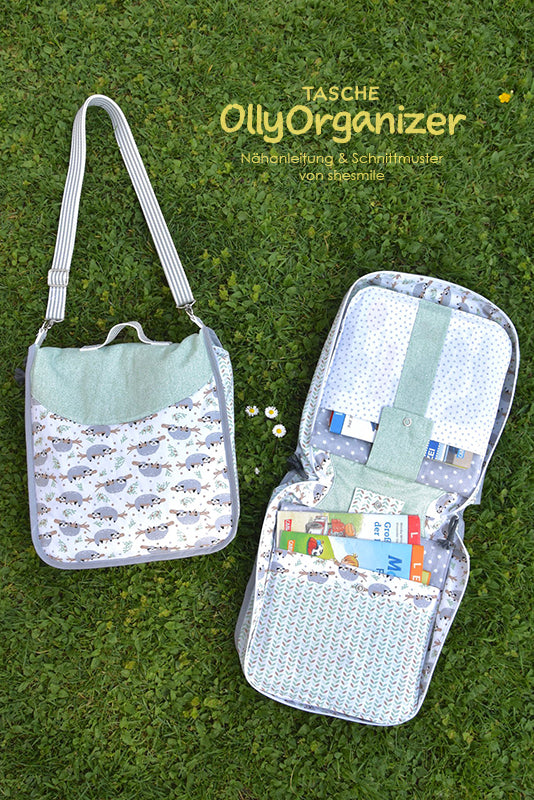 diy taschen aufbewahrung Schnittmuster Aufbewahrungstasche Olly Organizer von shesmile DIY ✂️