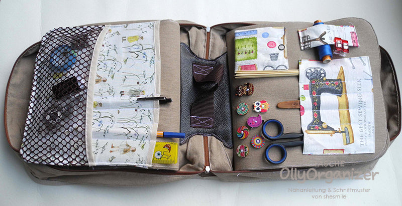 Aufbewahrungstasche Olly Organizer (Schnittmuster und Nähanleitung)