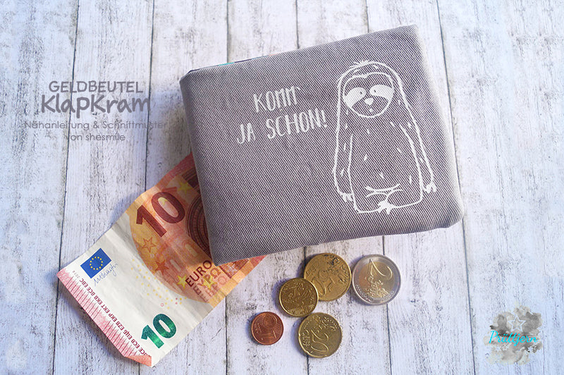 Geldbeutel KlapKram (Schnittmuster und Nähanleitung)