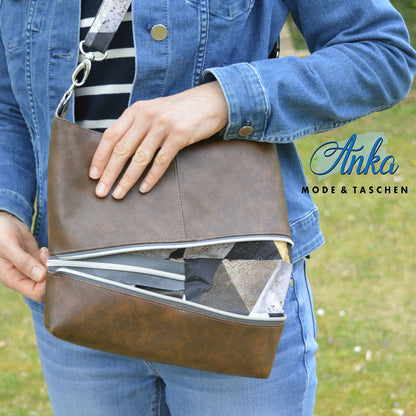 Handtasche ZipKram (Schnittmuster und Nähanleitung)