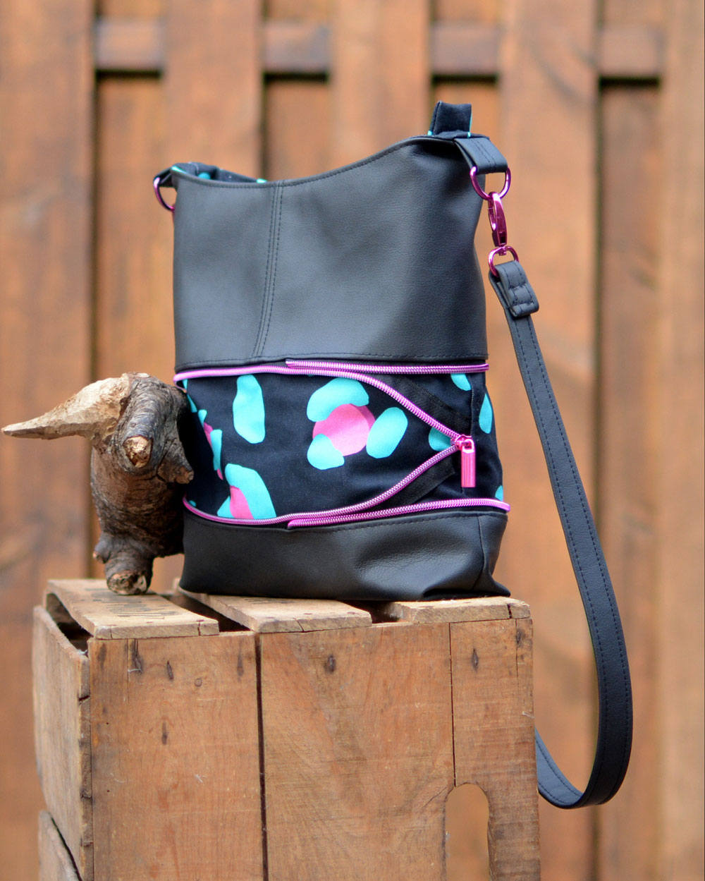 Handtasche ZipKram (Schnittmuster und Nähanleitung)