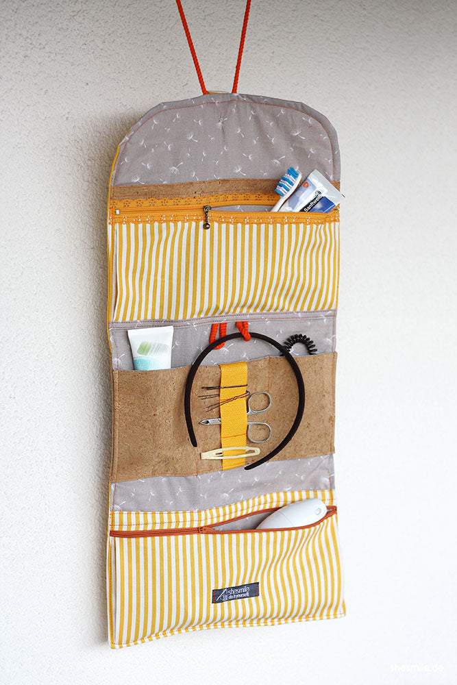 Kulturtasche Hanging3 (Schnittmuster und Nähanleitung)