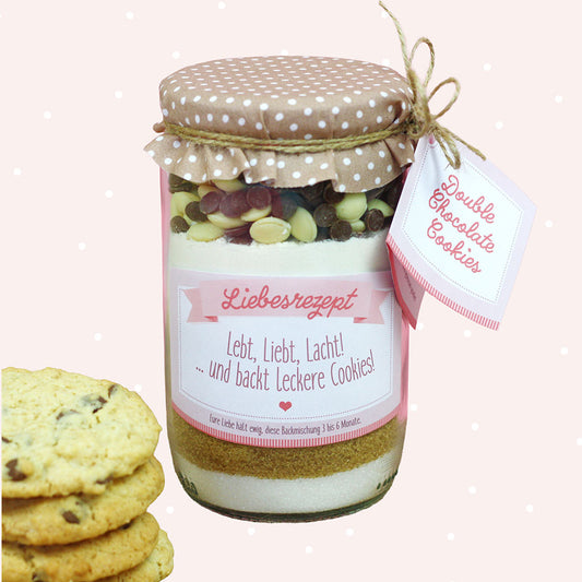 Etiketten und Geschenkanhänger Cookies im Glas (Bastelidee und Druckvorlage)