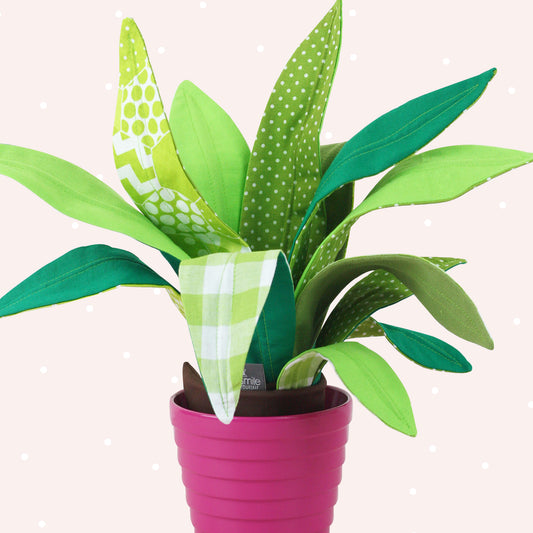 Zimmerpflanze Frieda Sansevieria (Schnittmuster und Nähanleitung)
