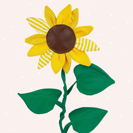 Zimmerpflanze Frieda Sonnenblume (Schnittmuster und Nähanleitung)