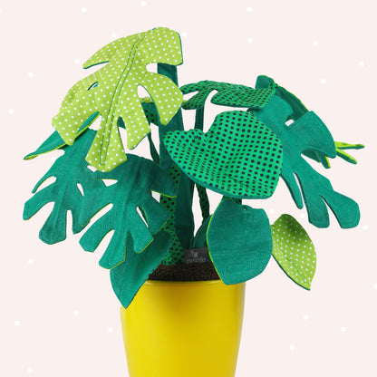 Zimmerpflanze Frieda Monstera (Schnittmuster und Nähanleitung)