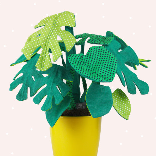 Zimmerpflanze Frieda Monstera (Schnittmuster und Nähanleitung)