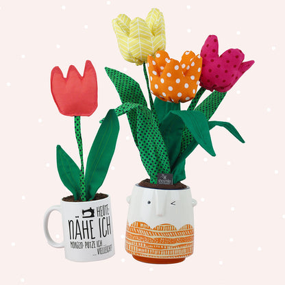 Zimmerpflanze Frieda Tulpe (Schnittmuster und Nähanleitung)