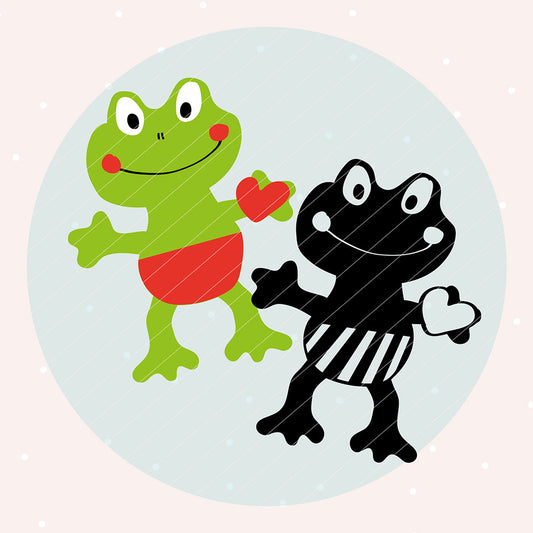 Frosch Quenni (Plotterdatei)