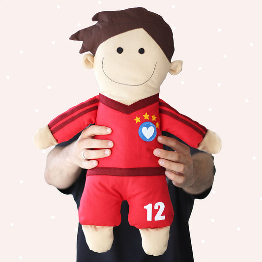 Fußballstar Kuschelfreund (Schnittmuster und Nähanleitung)