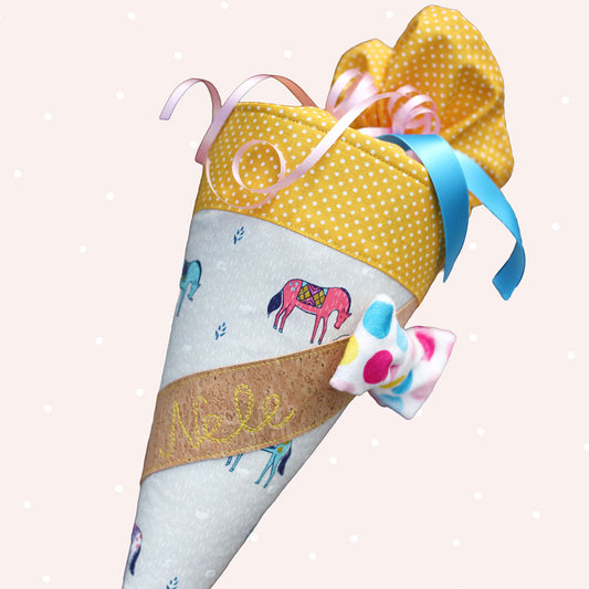 Schultüte 30cm (Schnittmuster und Nähanleitung)