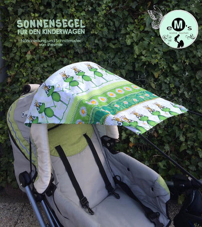 Sonnensegel für den Kinderwagen (Schnittmuster und Nähanleitung)