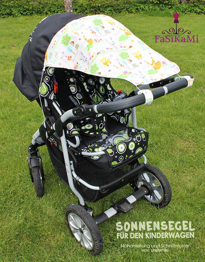 Sonnensegel für den Kinderwagen (Schnittmuster und Nähanleitung)