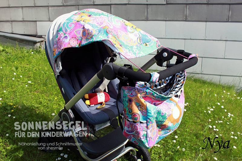 Sonnensegel für den Kinderwagen (Schnittmuster und Nähanleitung)