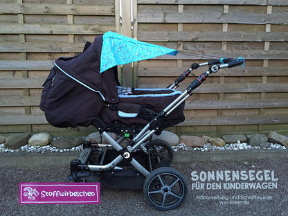 Sonnensegel für den Kinderwagen (Schnittmuster und Nähanleitung)