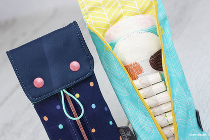 Täschchen für Slipeinlagen und Tampons Rosi (Schnittmuster und Nähanleitung)
