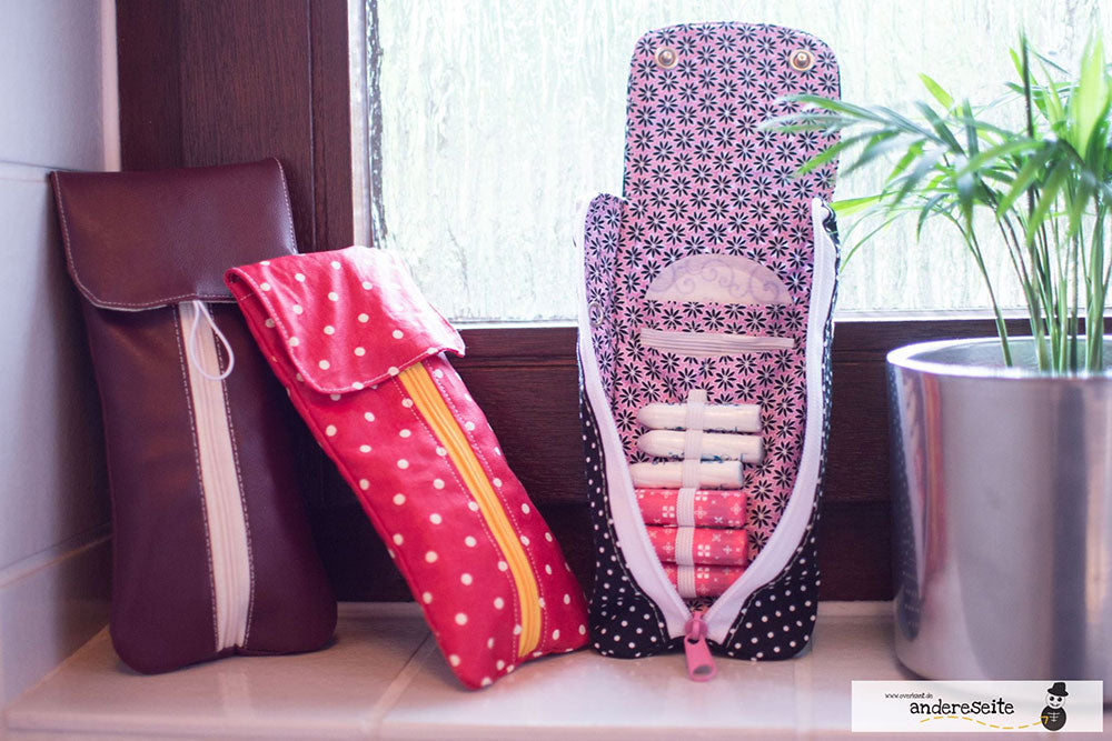 Täschchen für Slipeinlagen und Tampons Rosi (Schnittmuster und Nähanleitung)