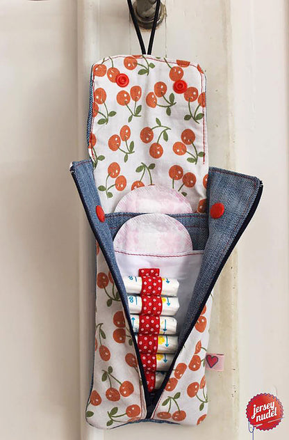 Täschchen für Slipeinlagen und Tampons Rosi (Schnittmuster und Nähanleitung)