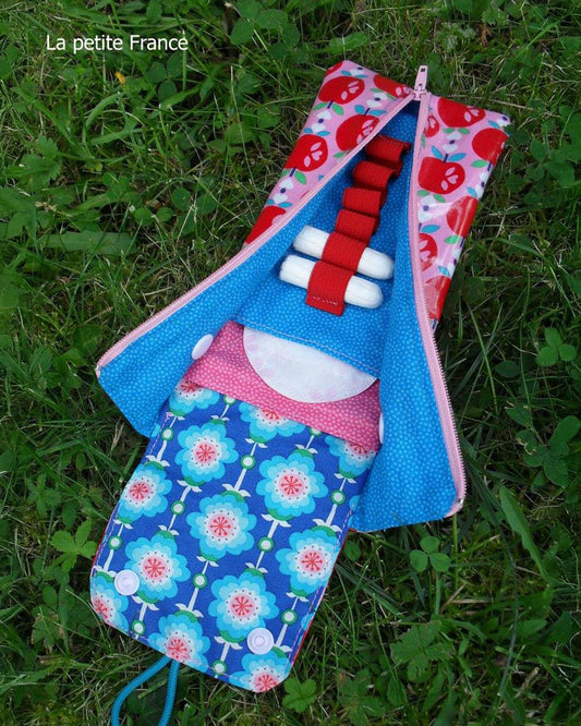 Täschchen für Slipeinlagen und Tampons Rosi (Schnittmuster und Nähanleitung)