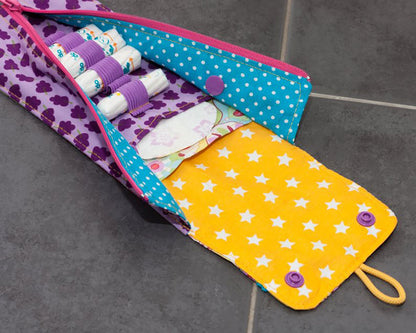 Täschchen für Slipeinlagen und Tampons Rosi (Schnittmuster und Nähanleitung)