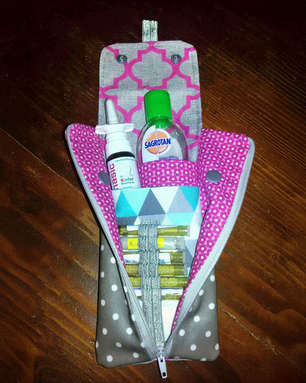 Täschchen für Slipeinlagen und Tampons Rosi (Schnittmuster und Nähanleitung)