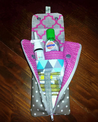 Täschchen für Slipeinlagen und Tampons Rosi (Schnittmuster und Nähanleitung)