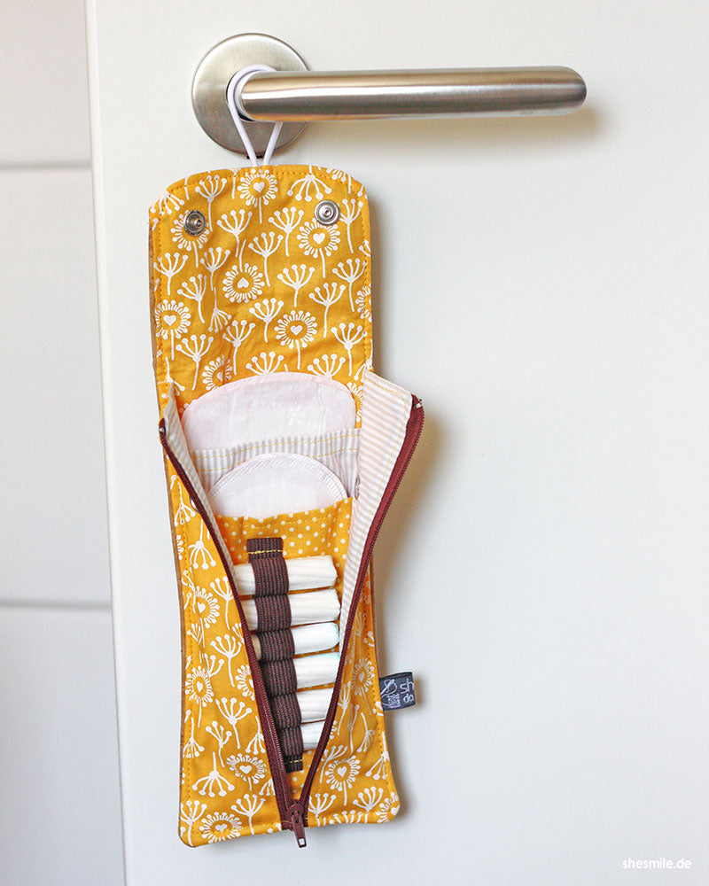 Täschchen für Slipeinlagen und Tampons Rosi (Schnittmuster und Nähanleitung)