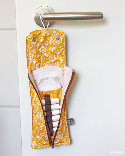 Täschchen für Slipeinlagen und Tampons Rosi (Schnittmuster und Nähanleitung)
