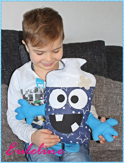 Wärmflaschenbezug Theo Tröster (Schnittmuster und Nähanleitung)