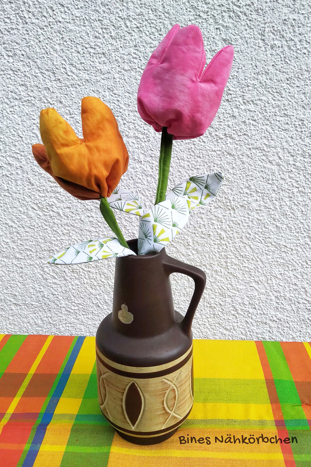 Zimmerpflanze Frieda Tulpe (Schnittmuster und Nähanleitung)