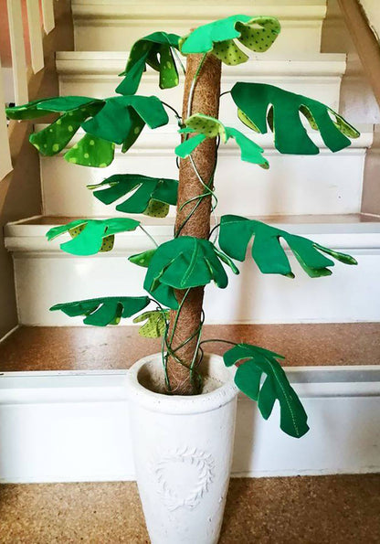 Zimmerpflanze Frieda Monstera (Schnittmuster und Nähanleitung)