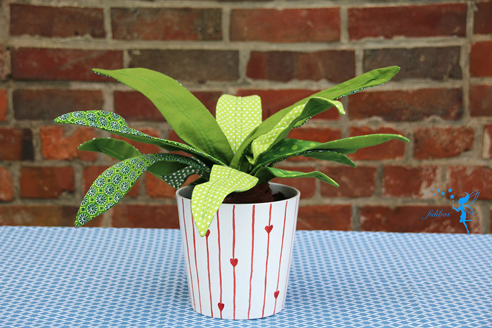 Zimmerpflanze Frieda Sansevieria (Schnittmuster und Nähanleitung)