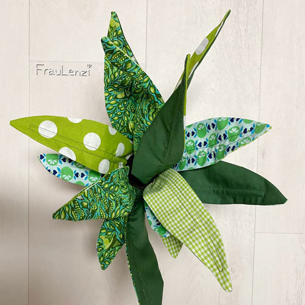 Zimmerpflanze Frieda Sansevieria (Schnittmuster und Nähanleitung)