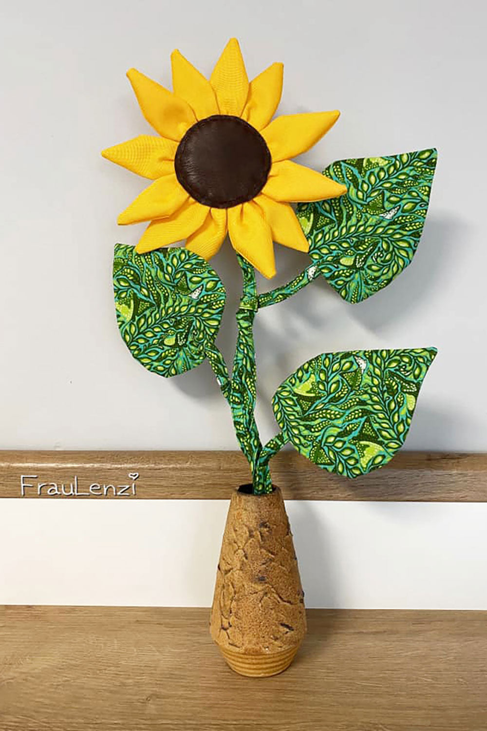 Zimmerpflanze Frieda Sonnenblume (Schnittmuster und Nähanleitung)