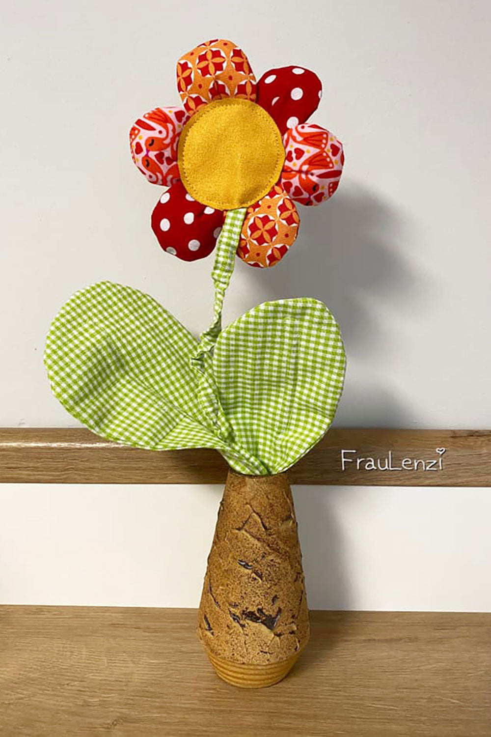 Zimmerpflanze Frieda Knopfblume (Nähanleitung und Schnittmuster)