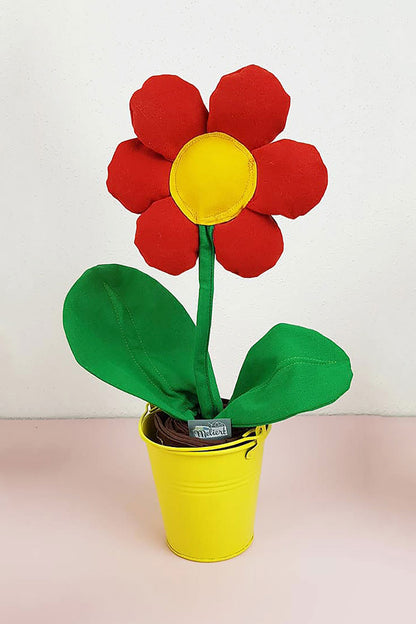 Zimmerpflanze Frieda Knopfblume (Nähanleitung und Schnittmuster)