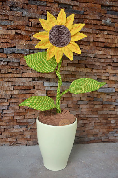 Zimmerpflanze Frieda Sonnenblume (Schnittmuster und Nähanleitung)