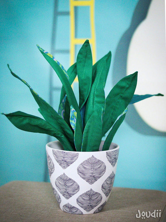 Zimmerpflanze Frieda Sansevieria (Schnittmuster und Nähanleitung)