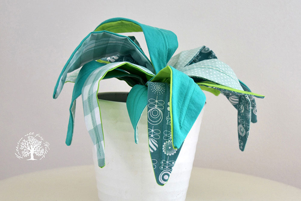 Zimmerpflanze Frieda Sansevieria (Schnittmuster und Nähanleitung)