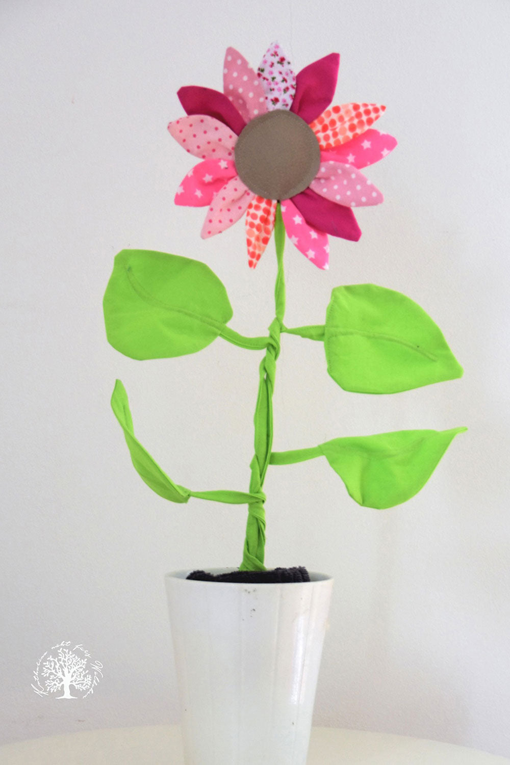 Zimmerpflanze Frieda Sonnenblume (Schnittmuster und Nähanleitung)