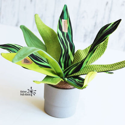 Zimmerpflanze Frieda Sansevieria (Schnittmuster und Nähanleitung)