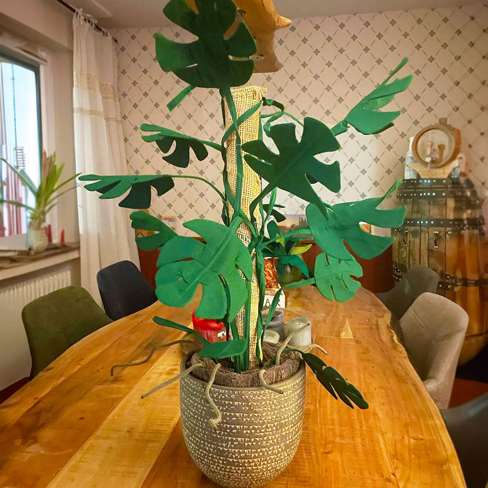Zimmerpflanze Frieda Monstera (Schnittmuster und Nähanleitung)