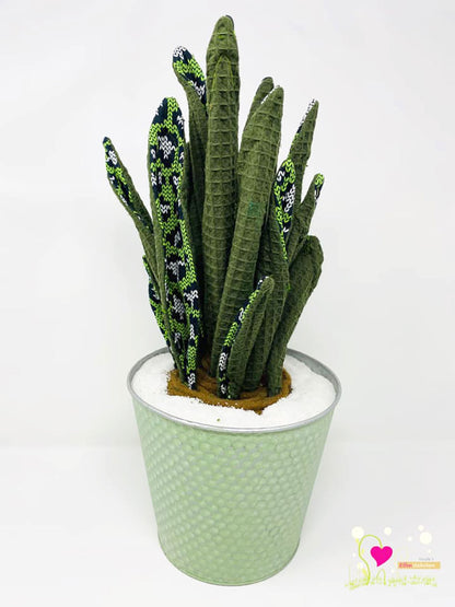 Zimmerpflanze Frieda Sansevieria (Schnittmuster und Nähanleitung)
