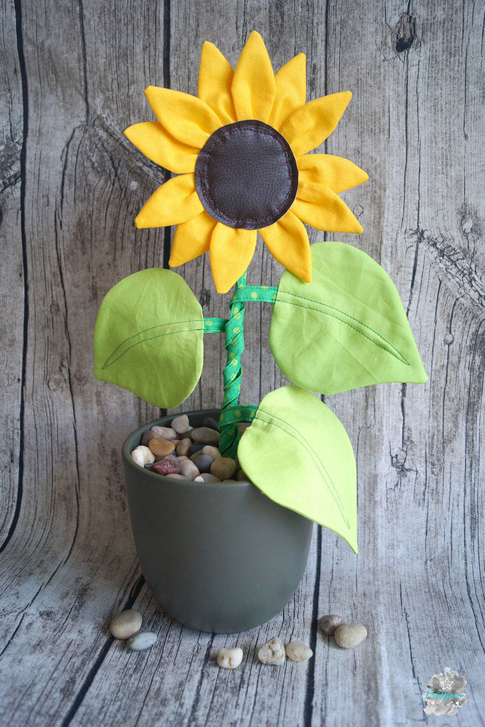 Zimmerpflanze Frieda Sonnenblume (Schnittmuster und Nähanleitung)
