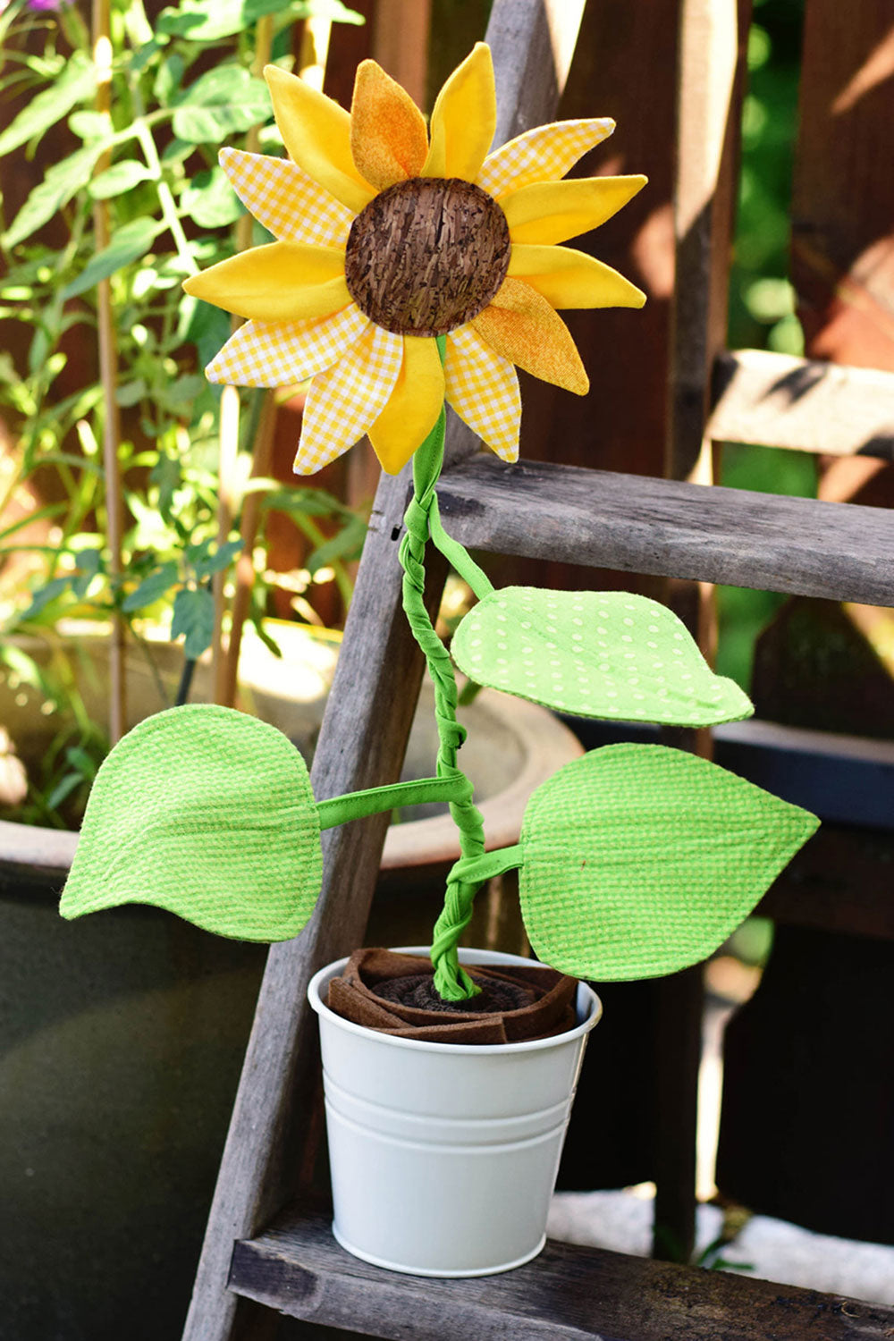 Zimmerpflanze Frieda Sonnenblume (Schnittmuster und Nähanleitung)