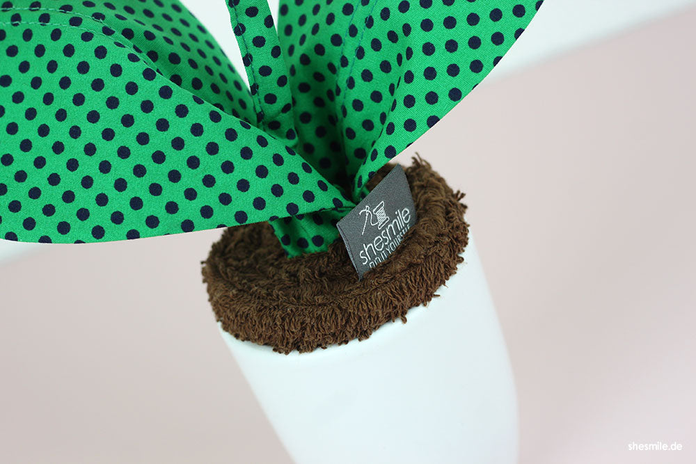 Zimmerpflanze Frieda Knopfblume (Nähanleitung und Schnittmuster)